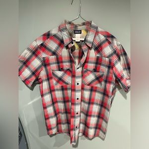 Patagonia Steersman Shirt Lightweight Short sleeve Plaid